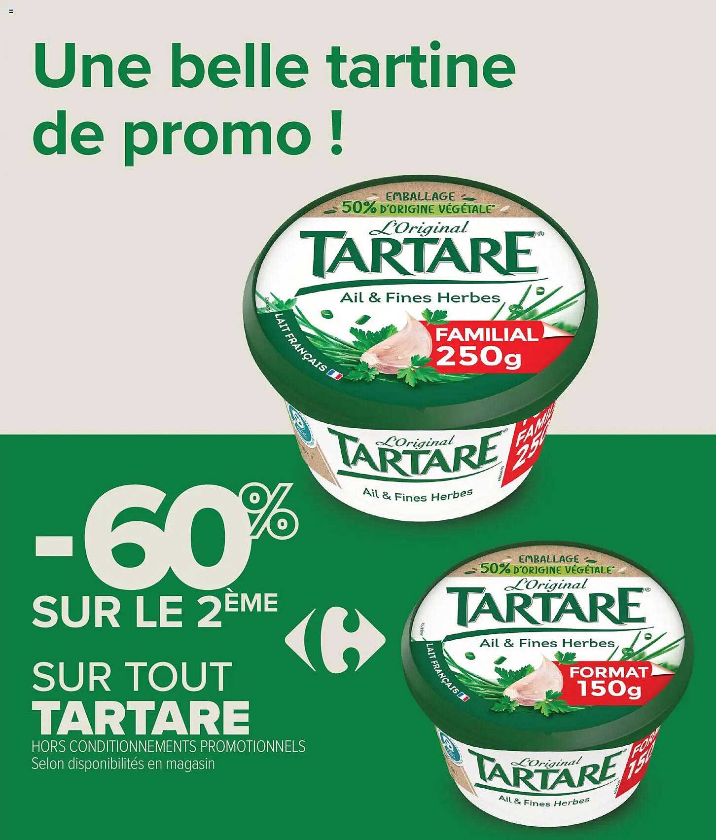 Une belle tartine de promo !