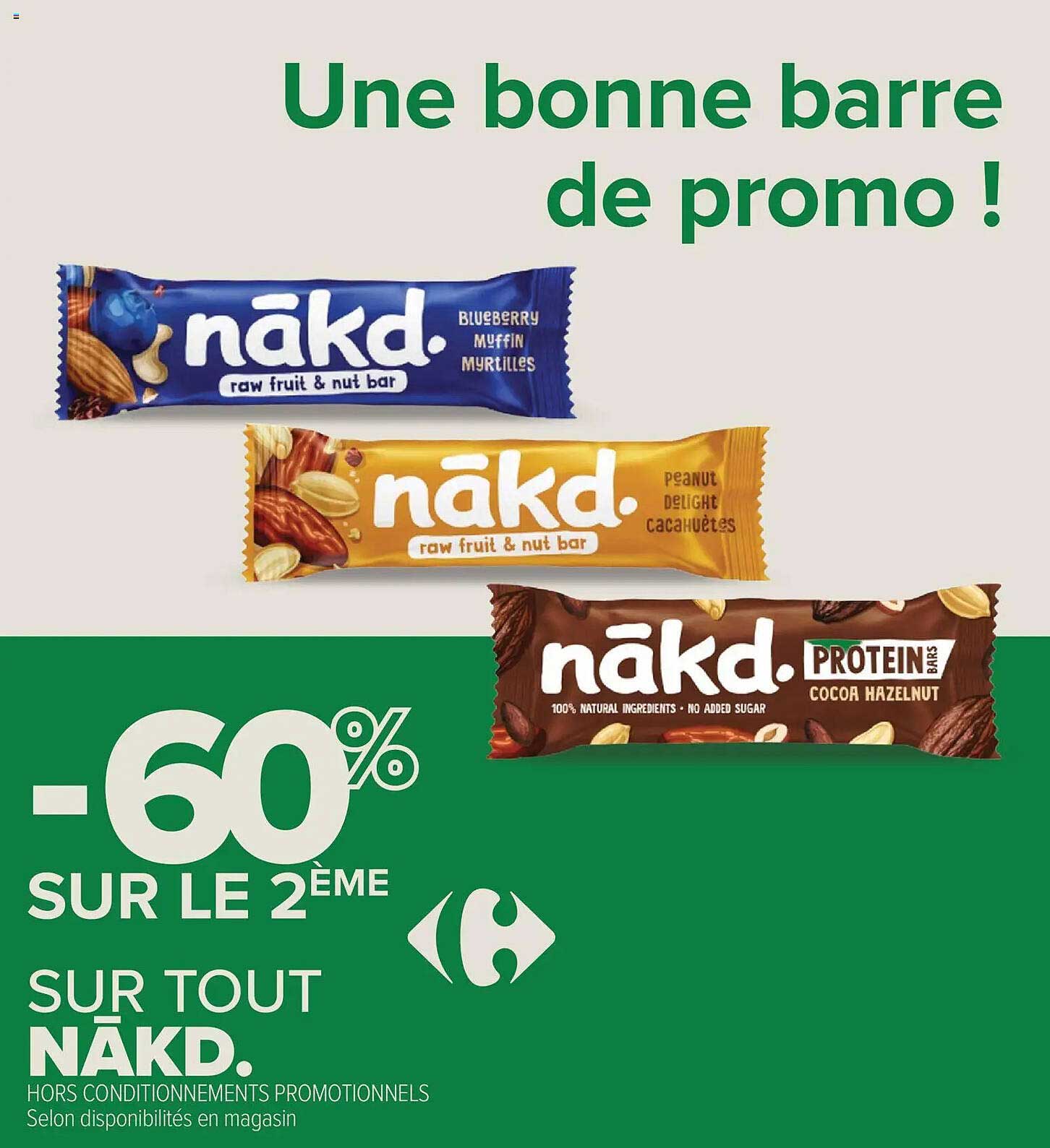 Une bonne barre de promo !