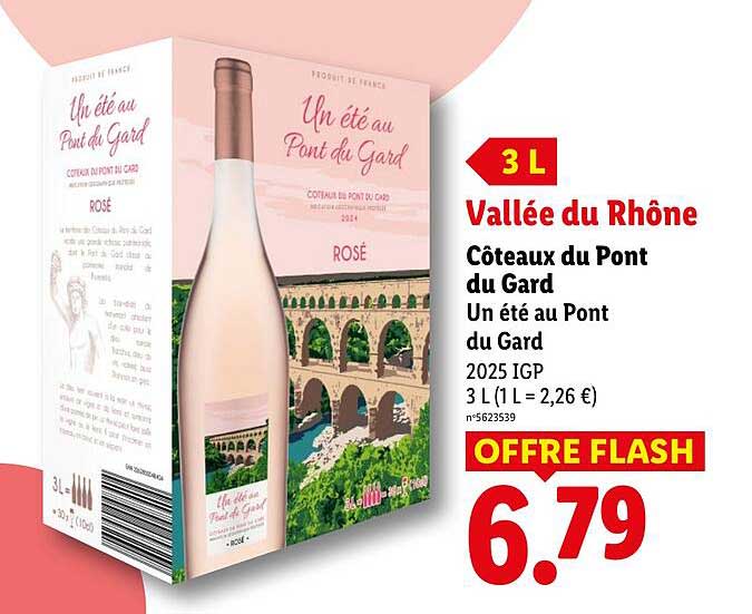 Vallée du Rhône Coteaux du Pont du Gard Un été au Pont du Gard
