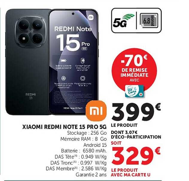 XIAOMI REDMI NOTE 15 PRO 5G