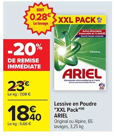 XXL PACK ARIEL