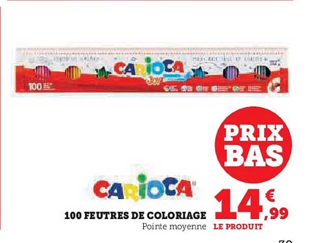 100 FEUTRES DE COLORIAGE
