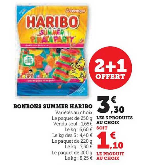 BONBONS SUMMER HARIBO