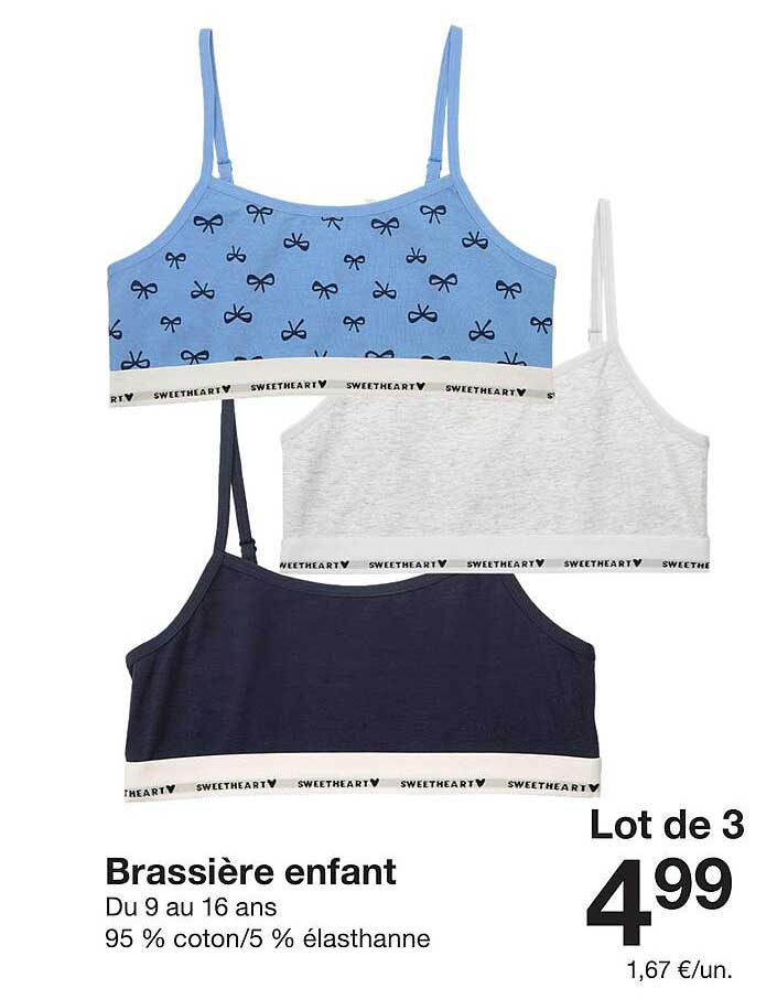 Brassière enfant
