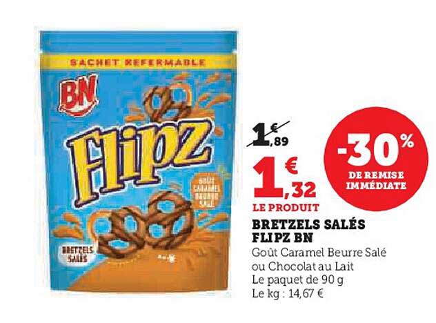 BRETZELS SALÉS FLIPZ BN
