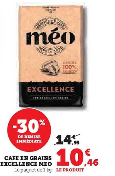 CAFE EN GRAINS EXCELLENCE MEO