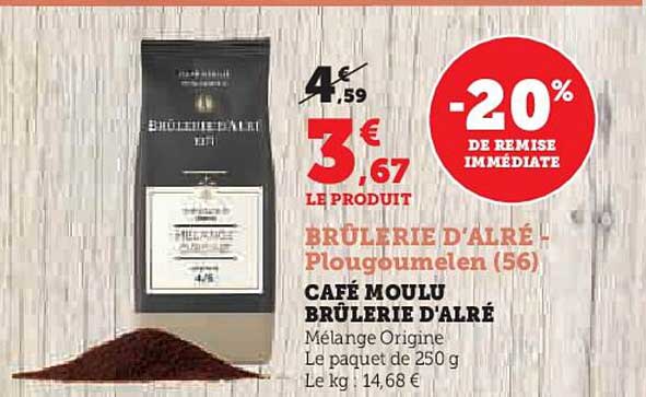Café Moulue Brûlerie d'Alré