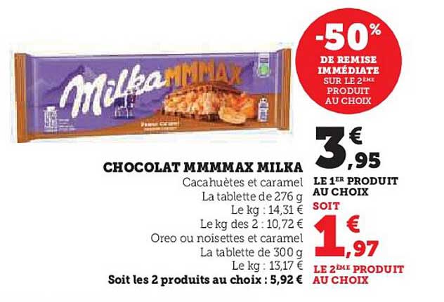 CHOCOLAT MMMMAX MILKA