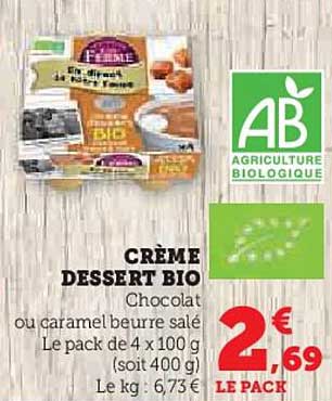 CRÈME DESSERT BIO