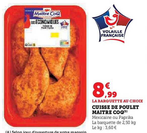 CUISSE DE POULET MAITRE COQ