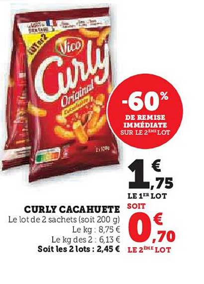 CURLY CACAHUETE