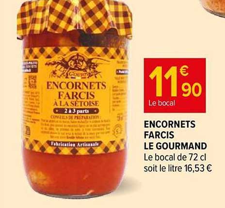 ENCORNETS FARCIS LE GOURMAND