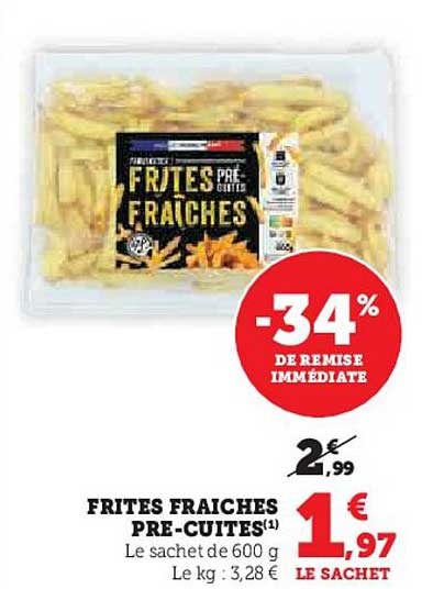 FRITES FRAICHES PRE-CUITES