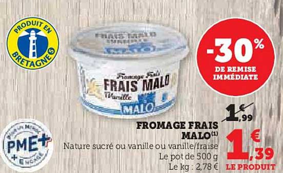 FROMAGE FRAIS MALO