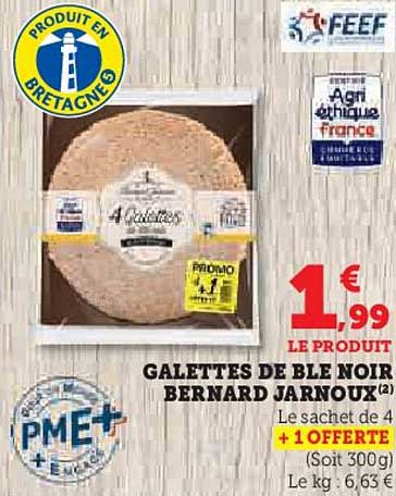 GALETTES DE BLE NOIR BERNARD JARNOUX