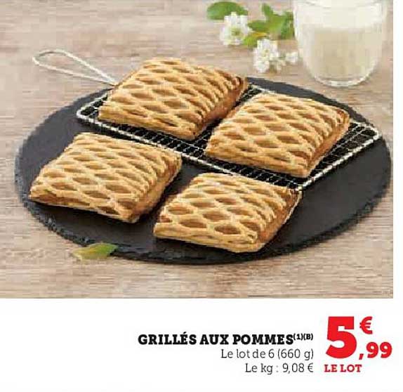 GRILLÉS AUX POMMES
