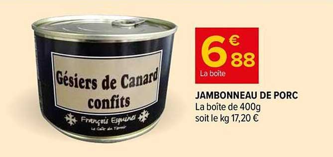 JAMBONNEAU DE PORC