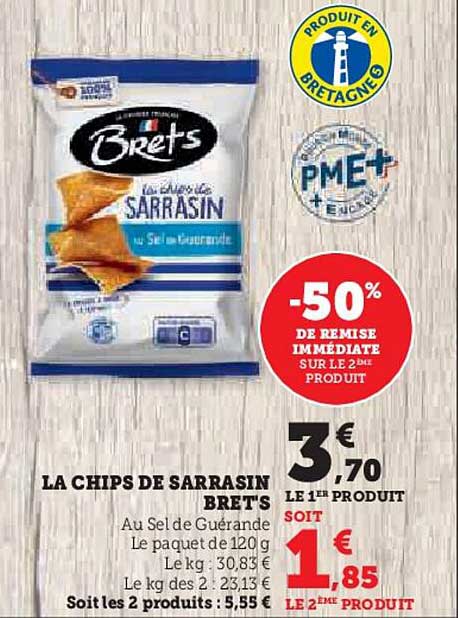 LA CHIPS DE SARRASIN BRETS
