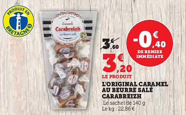 L'original caramel au beurre salé Carabreizh