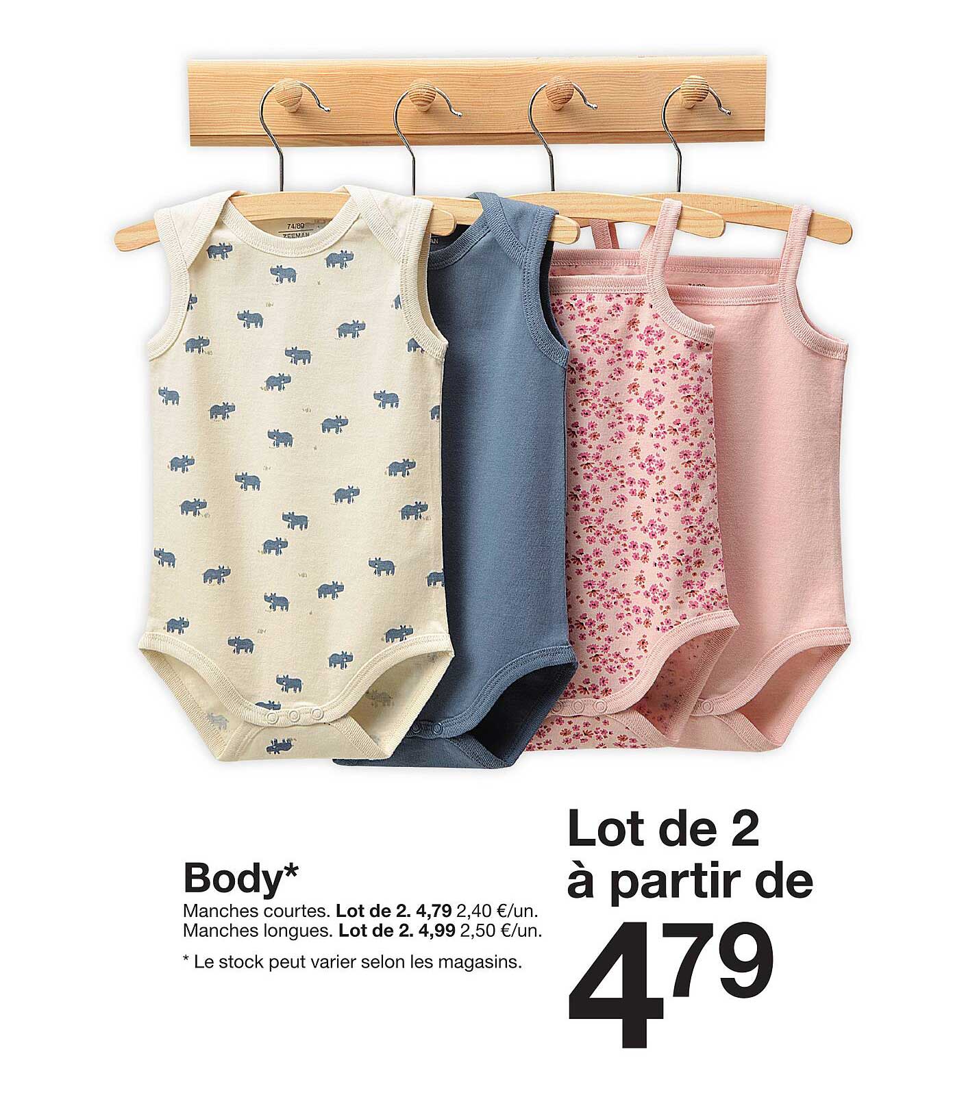 Lot de 2 à partir de 4,79 €