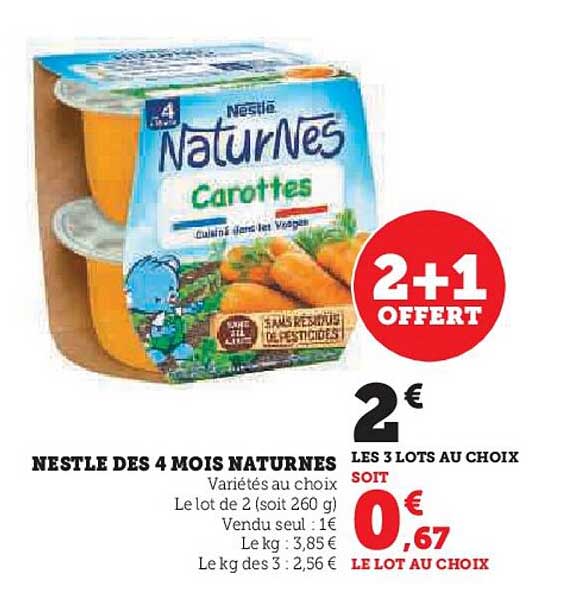 NESTLE DES 4 MOIS NATURNES