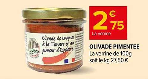 OLIVADE PIMENTÉE