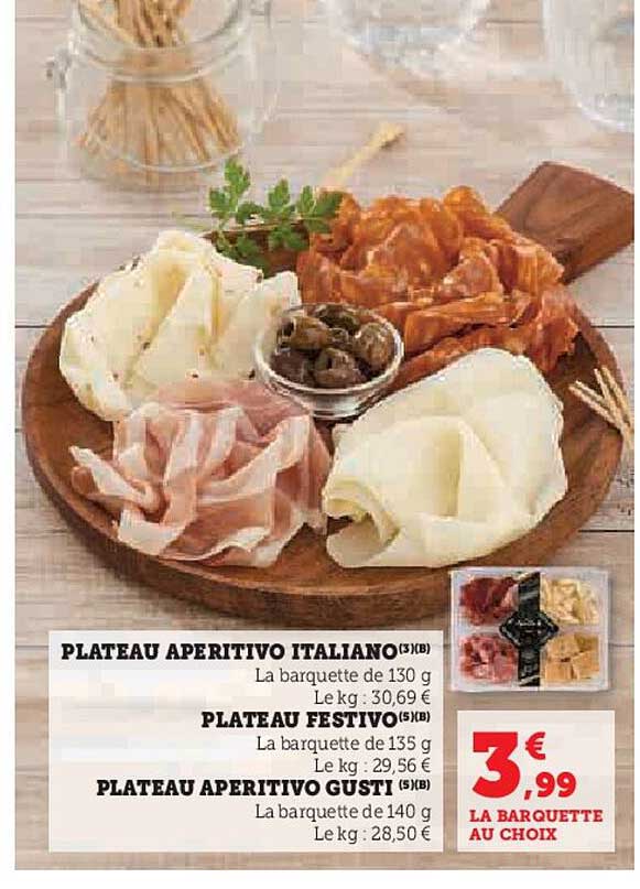 PLATEAU APERITIVO GUSTI (5(B))
