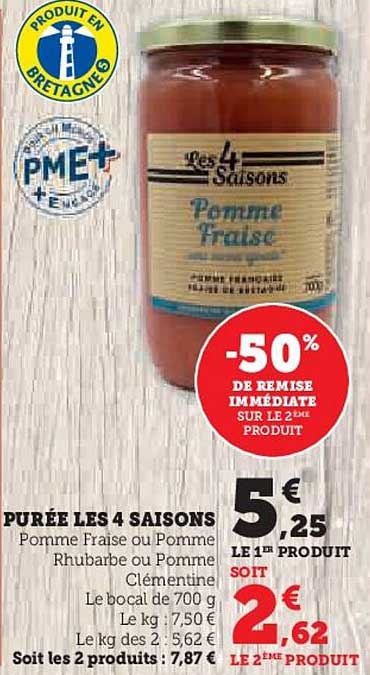 PURÉE LES 4 SAISONS