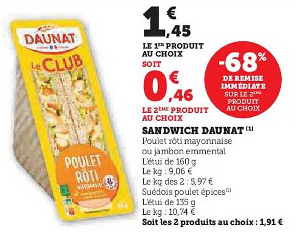 SANDWICH DAUNAT