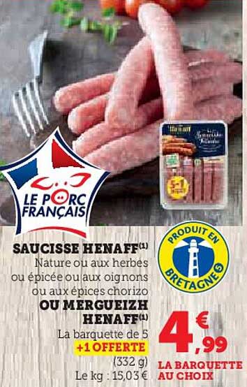 SAUCISSE HENAFF