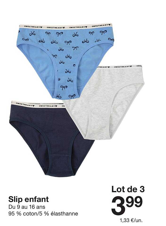 Slip enfant