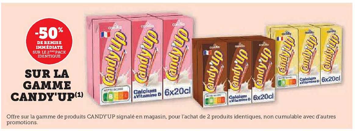 SUR LA GAMME CANDY'UP
