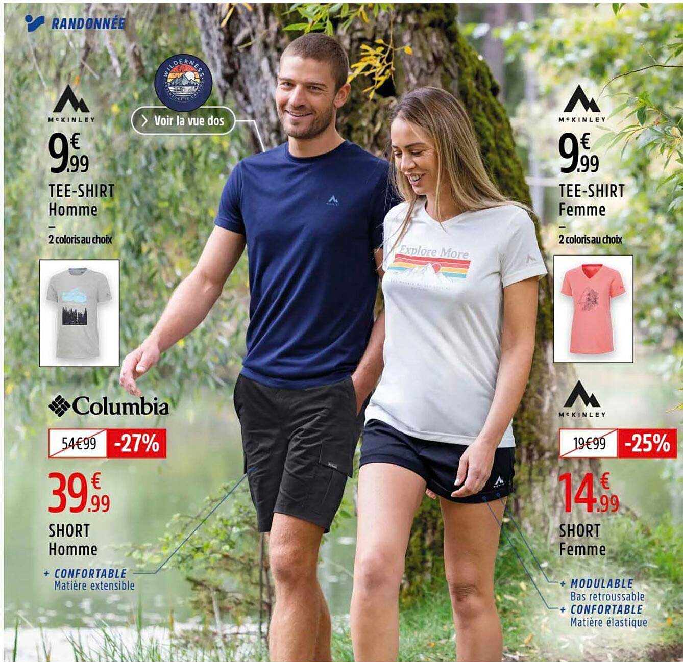 TEE-SHIRT Homme 9,99€ et TEE-SHIRT Femme 9,99€
