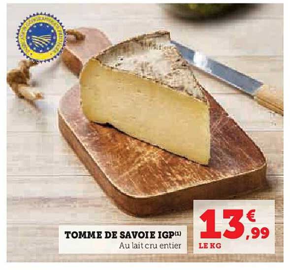 TOMME DE SAVOIE IGP