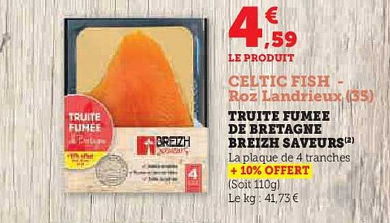 TRUITE FUMEE DE BRETAGNE BREIZH SAVEURS