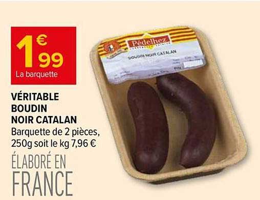 VÉRITABLE BOUDIN NOIR CATALAN