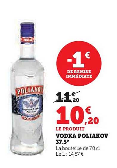 VODKA POLIAKOV 37.5°