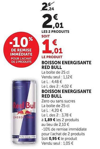 -10% DE REMISE IMMEDIATE POUR L'ACHAT DE 2 PRODUITS