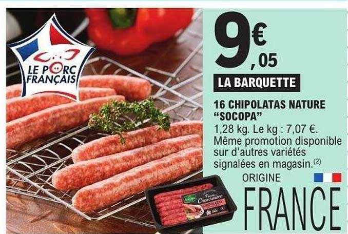 16 CHIPOLATAS NATURE “SOCOPA”