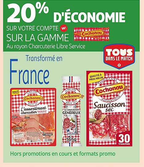 20% D'ÉCONOMIE SUR VOTRE COMPTE W! SUR LA GAMME Cochonou