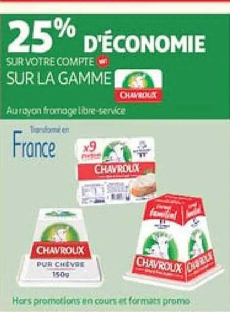 25% D’ÉCONOMIE SUR VOTRE COMPTE SUR LA GAMME CHANTROUX