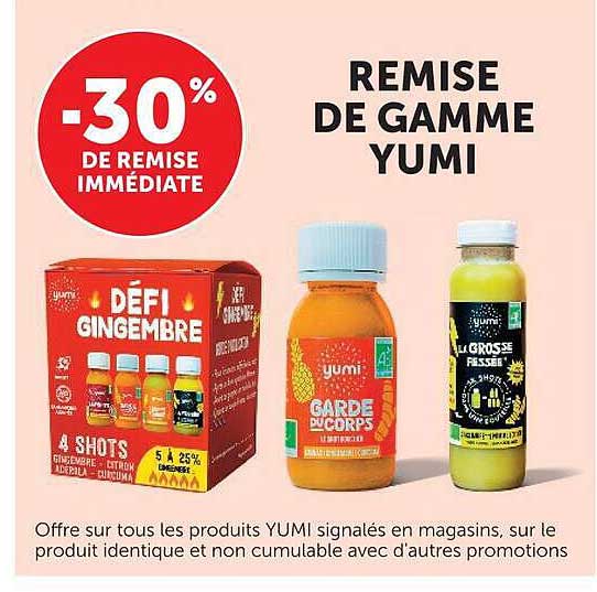 -30% DE REMISE IMMÉDIATE