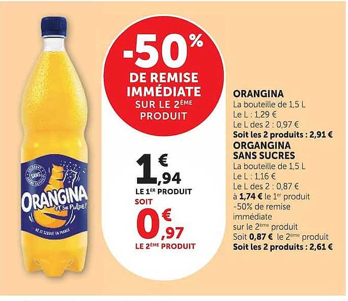 -50% DE REMISE IMMÉDIATE SUR LE 2ÈME PRODUIT