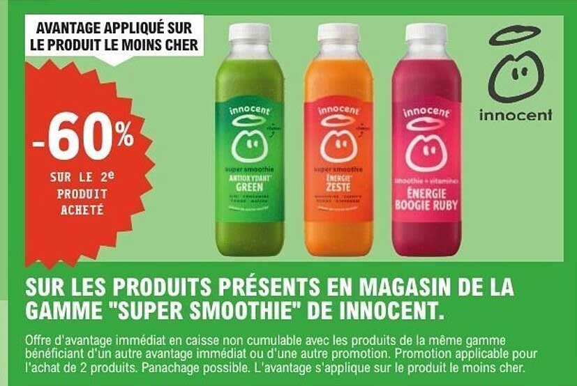 -60% SUR LE 2e PRODUIT ACHETÉ