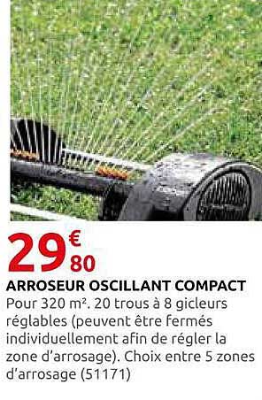 ARROSEUR OSCILLANT COMPACT