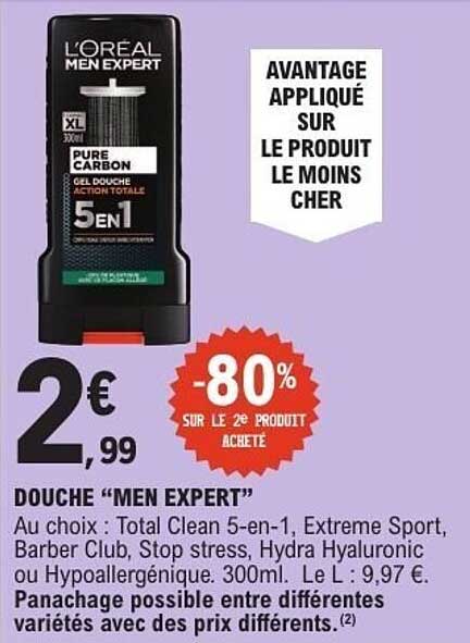 AVANTAGE APPLIQUÉ SUR LE PRODUIT LE MOINS CHER