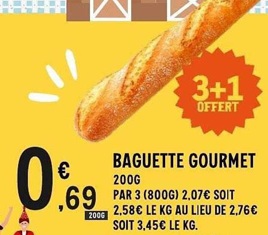 BAGUETTE GOURMET 200G