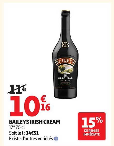 BAILEYS IRISH CREAM