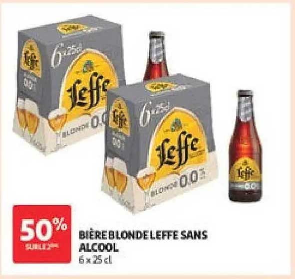BIÈRE BLONDE LEFFE SANS ALCOOL 6 x 25 cl