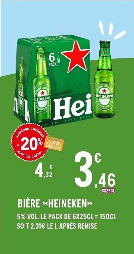 BIÈRE «HEINEKEN»